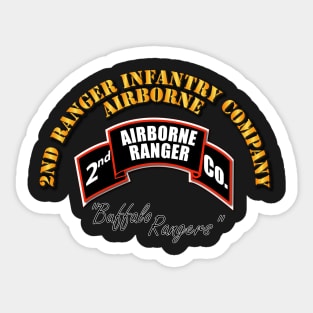 2nd Ranger Infantry Company - Airborne Sticker